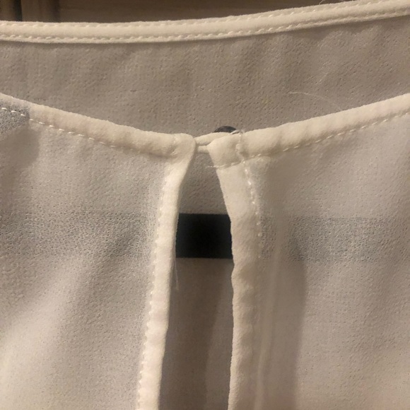 Zara Sheer White Dress - Picture 8 of 9